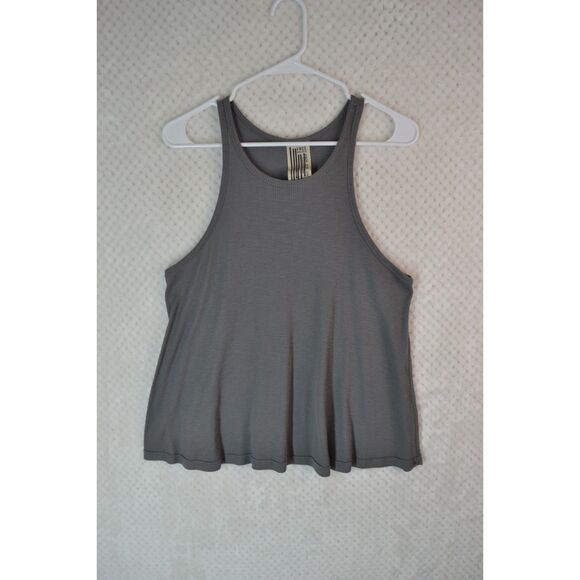 Free People Women's Medium Grey Tank Top - Picture 1 of 10
